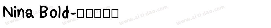 Nina Bold字体转换